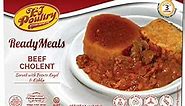 Kosher Beef Chulent & Kugel, MRE Meat Meals Ready to Eat, Shabbos Food (1 Pack) Prepared Entree Fully Cooked, Shelf Stable Microwave Dinner – Travel, Military, Camping, Emergency Survival