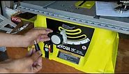 Ryobi Table Saw Unboxing & Assembly
