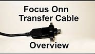 A Review and How to Use an ONN USB Multi-Connector Cable to Transfer RAW Picture Files and 4K Video