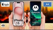 iPhone 15 vs Motorola Edge 40 Neo || Motorola Edge 40 Neo vs iPhone 15
