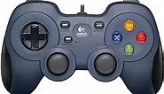 Logitech G F310 Wired Gamepad Controller Console Like Layout 4 Switch D-Pad PC - Blue/Black