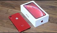 iPhone Xr Unboxing, First Time Setup and Review (Red Color)