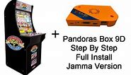 Pandors Box 9D Arcade Edition 3/4 Scale Arcade1Up Full Install