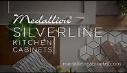 Silverline kitchen cabinets from Medallion