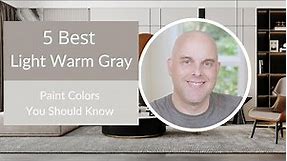 5 Best Light Warm Gray Paint Colors You Should Know