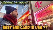 Best Sim Card in USA ?? - T Mobile Cost & Internet Review