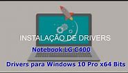 Drivers Notebook LG C400 Windows 10 - 64 Bits