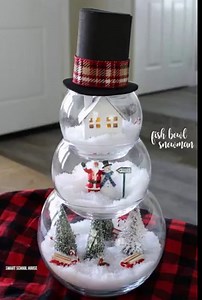 136K views · 3.9K shares | FISH BOWL SNOWMAN ☃️ Know anyone who might...