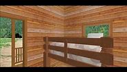 Conestoga Log Cabin Kit Tour - 42' x 20' Moose Lodge Bunkhouse 840 SQF