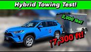RAV4 Hybrid Towing Torture Test - Will It Survive The Climb??