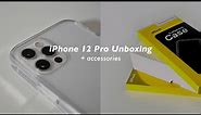 iPhone 12 pro unboxing + accessories | refurbished (BACKMARKET) | 2023