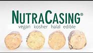 NutraCasing - Vegan ready to use sausage casing being processed