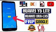Huawei DRA-LX5 Y5 Lite FRP Unlock/Bypass Google Account Lock 2023 | Huawei Y5 Lite FRP Bypass
