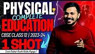 Physical Education Complete Syllabus ONESHOT for Boards 2023-24 with PYQ Class 12 CBSE Unit 1-10 🔥