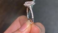 1 carat pear shape diamond D... - Manila Diamond Studio