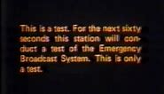 Emergency Broadcast System Test (1981)