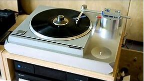 tangential linear tracking tonearm on Technics SP 10MKII