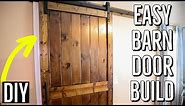 How to Make & Install a Barn Door | EASY!