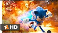 Sonic the Hedgehog (2020) - Racing Robotnik Through the Rings Scene (9/10) | Movieclips