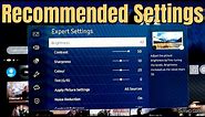 Samsung TV Recommended Picture Settings - T5300 Model Expert Settings 📺