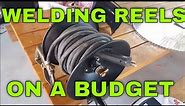 AIR HOSE REELS TO WELDING LEAD REELS - $25 PROJECT HOW TO MAKE WELDING REELS ON A BUDGET.