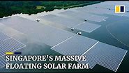Singapore unveils one of the world’s biggest floating solar panel farms