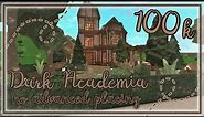 Bloxburg Build || Dark Academia Family House [no advanced placing] 100k