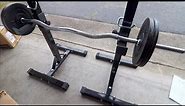 Yaheetech Pair of Adjustable Squat Rack (ASSEMBLY)