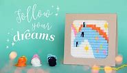 How To - Unicorn Needlepoint Picture Frame