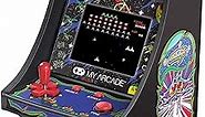 My Arcade Micro Player Mini Arcade Machine: Galaga Video Game, Fully Playable, 6.75 Inch Collectible, Color Display, Speaker, Volume Buttons, Headphone Jack, Battery or Micro USB Powered