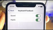 How To Enable Haptic Feedback for iPhone Keyboard!