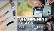 Sharpen knives and hatchets for hunting & outdoor | Tormek T-4 Bushcraft | Live Sharpening Class