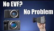 EVF Solution for the ZV-E10, FX30, FX3 and Nikon Z30 - The Kamerar CVF-1