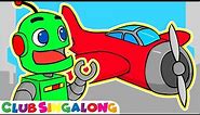 "Neon Green Robot Machine" #1 | Learn Vehicles, Teach Babies, Educational, Boat Plane Car