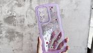 Case for Samsung Galaxy S20 Ultra, Cute Aesthetic Pattern Curly Wave Frame Shape Soft Clear Silicone Shockproof Protective Phone Bumper Cover for Women Girls - Wild Bloom