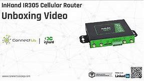 InHand InRouter305 Industrial LTE M2M Router Unboxing