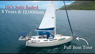 Best Sailboat For Solo Sailing {Budget Liveaboard Cruiser} [Capable & Affordable 35' $ailboat]