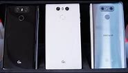 LG G6 - alle Farben im Überblick und Vergleich ≠ „Astro Black“, „Mystic White“ und „Ice Platinum“