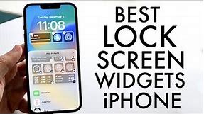 BEST Lockscreen Widgets For Your iPhone!