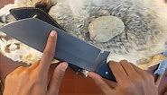 Handmade 1095 High Carbon Steel Bowie Knife with Sheath