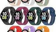 HSWAI 10 Pack Compatible with Samsung Watch 4 Bands/Samsung Watch 5 Bands 40mm 44mm/Galaxy Watch 6 Band/Galaxy Watch 5 Band Pro 45mm/Galaxy Watch 4 Band Classic 42mm 46mm for Women Men (Small)