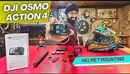 How to Install DJI Osmo Action4 on Helmets | Must Watch for Easy Mounting Setup on Helmets |