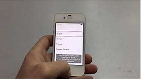 How to find IMEI number on iPhone 4/4s/5/5c/5s/6/6plus on the StartUp screen.