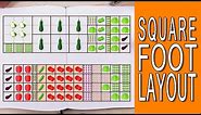Square Foot Gardening - Layout Plans & When To Start Planting
