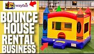 I Bought A Crayon Bounce House From Wayfair To Start Renting - Jump Orange 🍊
