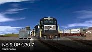 Trainz 2 Review for the NS & UP C30-7