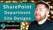 Top 6 FREE SharePoint Site Designs for Departments! | SharePoint Intranet Examples