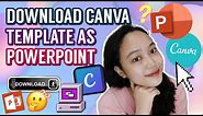 How to Download Canva Design for FREE (2022) | Download Canva Pro Template as Powerpoint PPT & PPTX