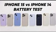 iPhone 15 vs iPhone 14: Battery Life Comparison