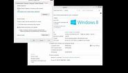Windows 8 - Remote Desktop and Remote Assistance Settings - Remote Access Setup